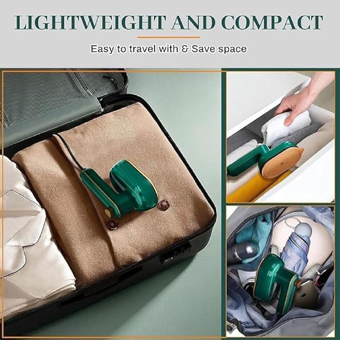 GLATT ONE packed flat in a suitcase, a drawer and a shoulder bag